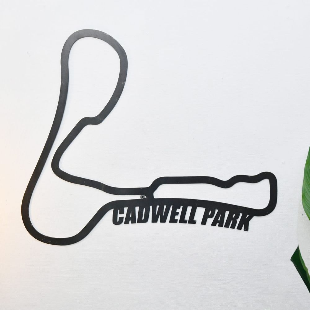 Cadwell Park Race Track Wall Art - Unfinished