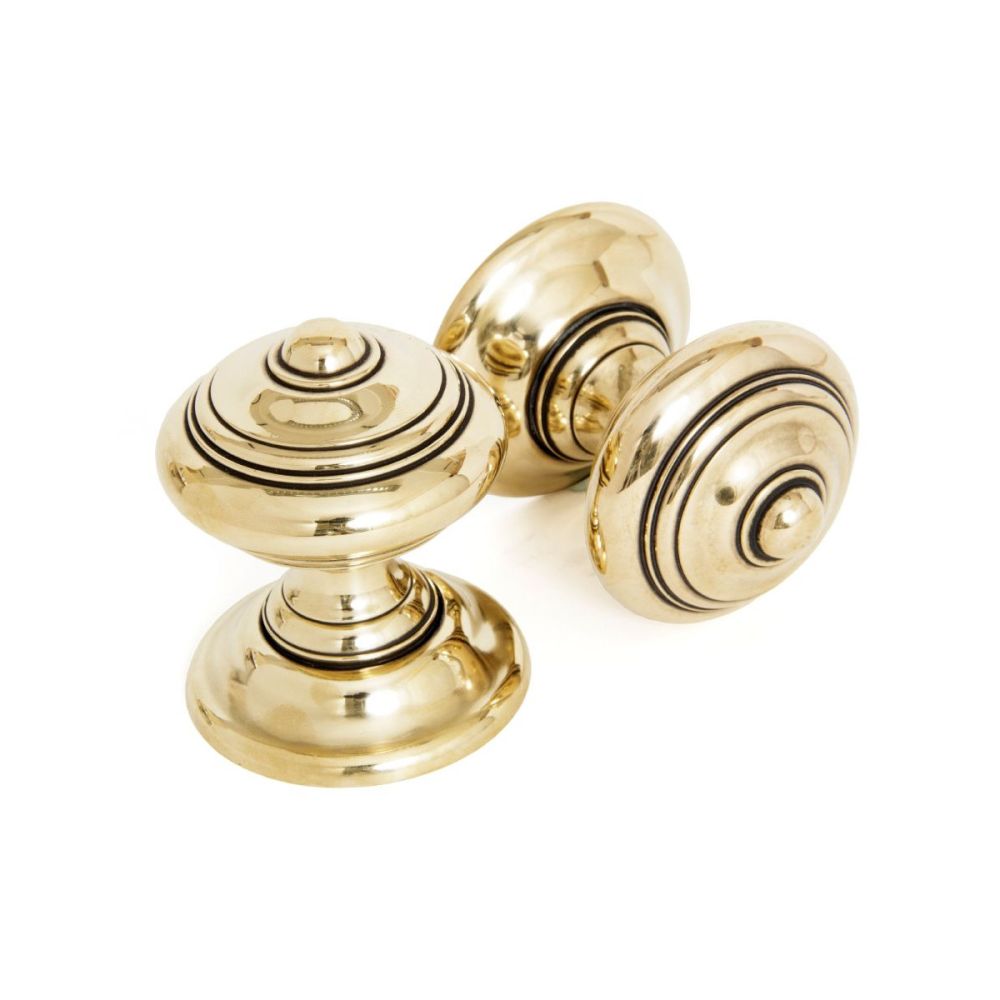Victorian Antique Brass Concealed Mortice Door Knob Set