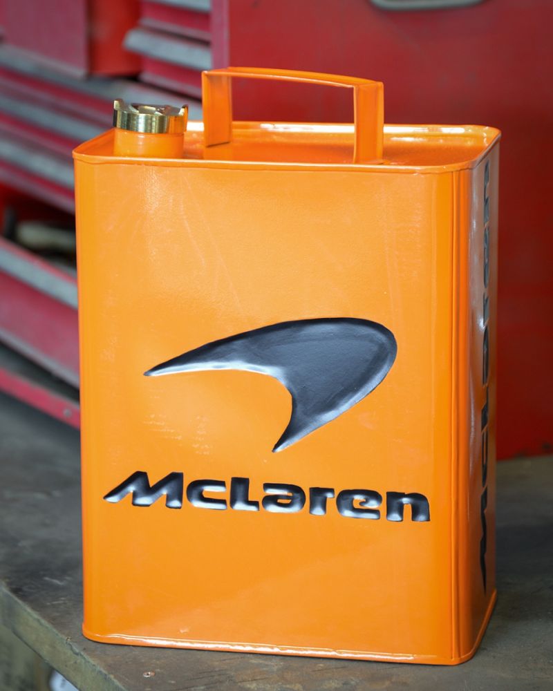 Vintage 'McLaren' Decorative Fuel Can
