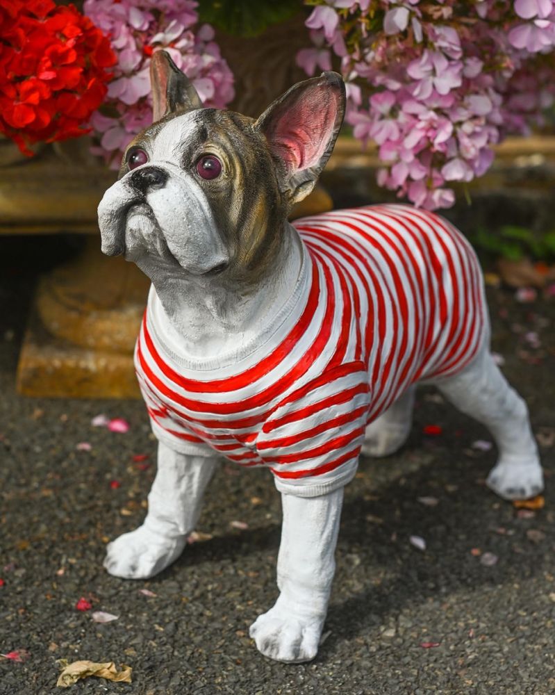 'Waldo' The Fibreglass French Bulldog Garden Sculpture