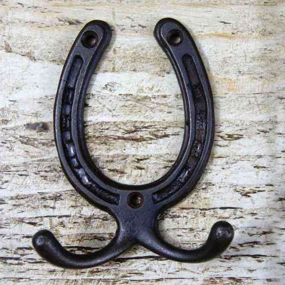 Lucky Iron Horse Shoe Hook - 100mm