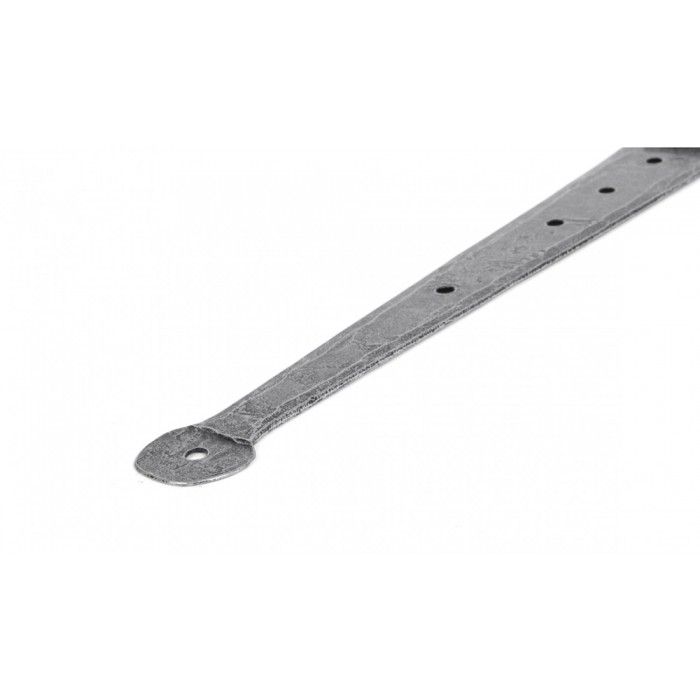 Pewter Round Ended Tee Hinges - 12