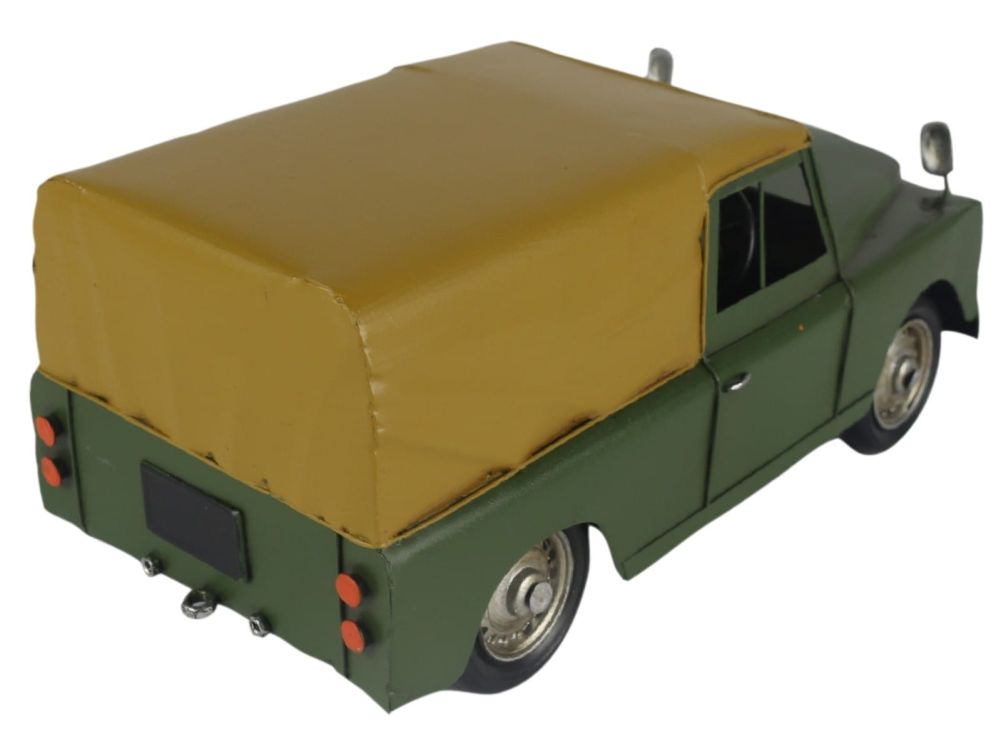 View of the Back of the Model 4X4 Car 