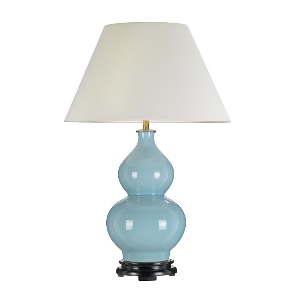  Duck Egg Blue Tall Empire Table Lamp