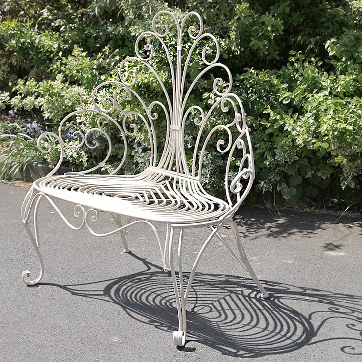 “Peacock” Garden Seat in Situ in the Garden