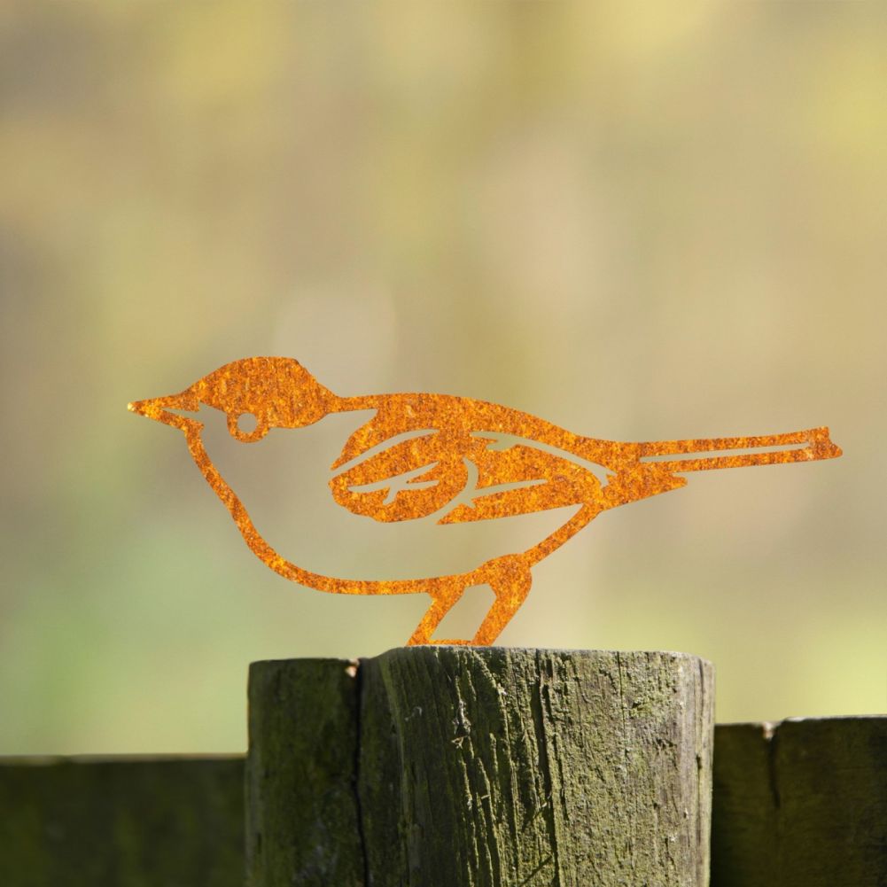 Steel Blackcap Fence Topper In Rustic In Situ