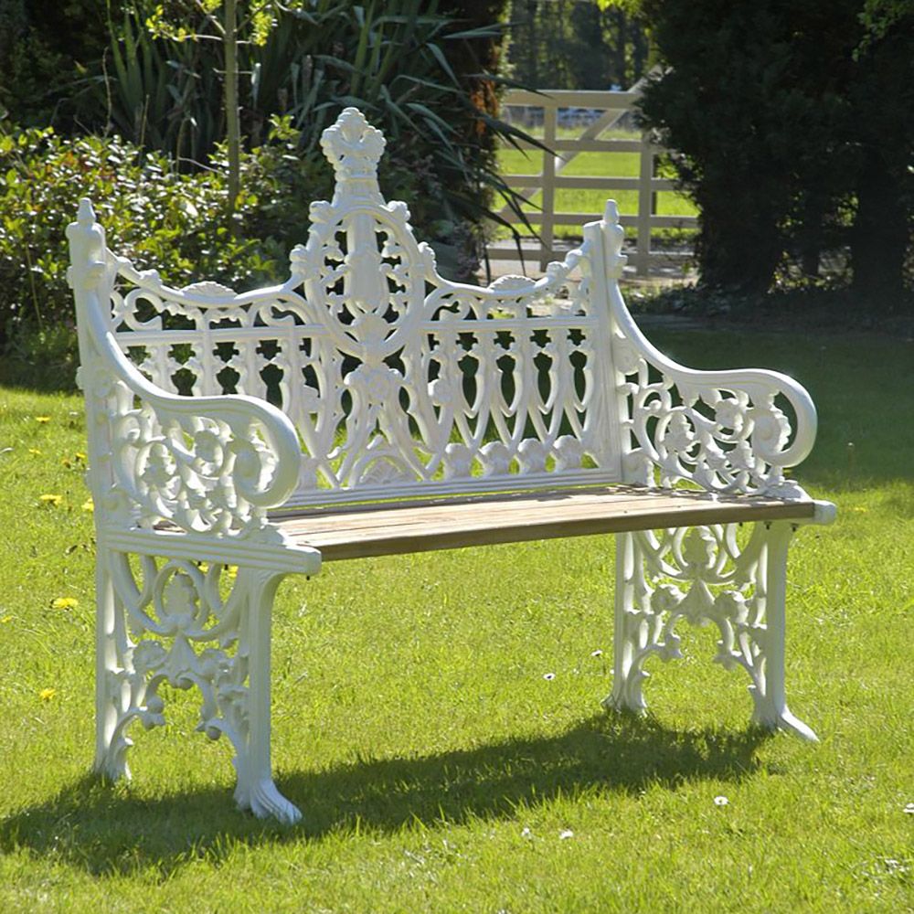 Abbey House 2 Seater Cast Aluminium Garden Bench