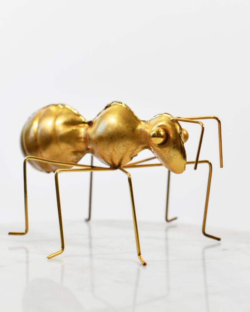 'Anthony' The Gold Ant Scrap Metal Art
