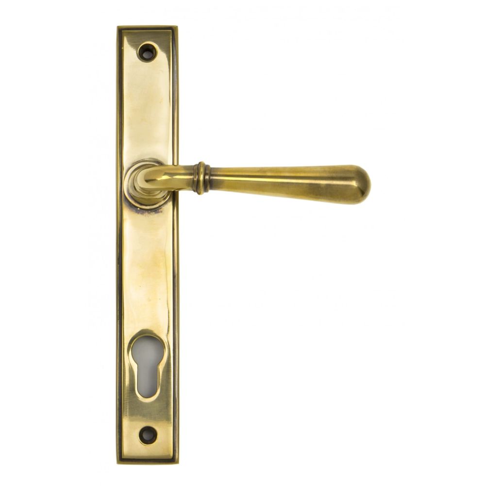 Antique Brass Slim Line Door Handle