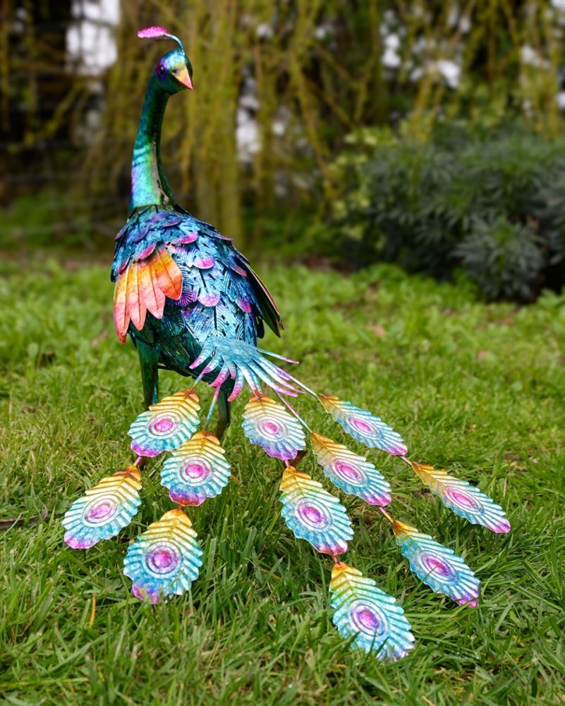 'Argus' The Majestic Peacock Garden Sculptures
