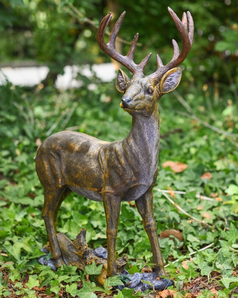 'Arthur' The Fibreglass Stag Garden Sculpture