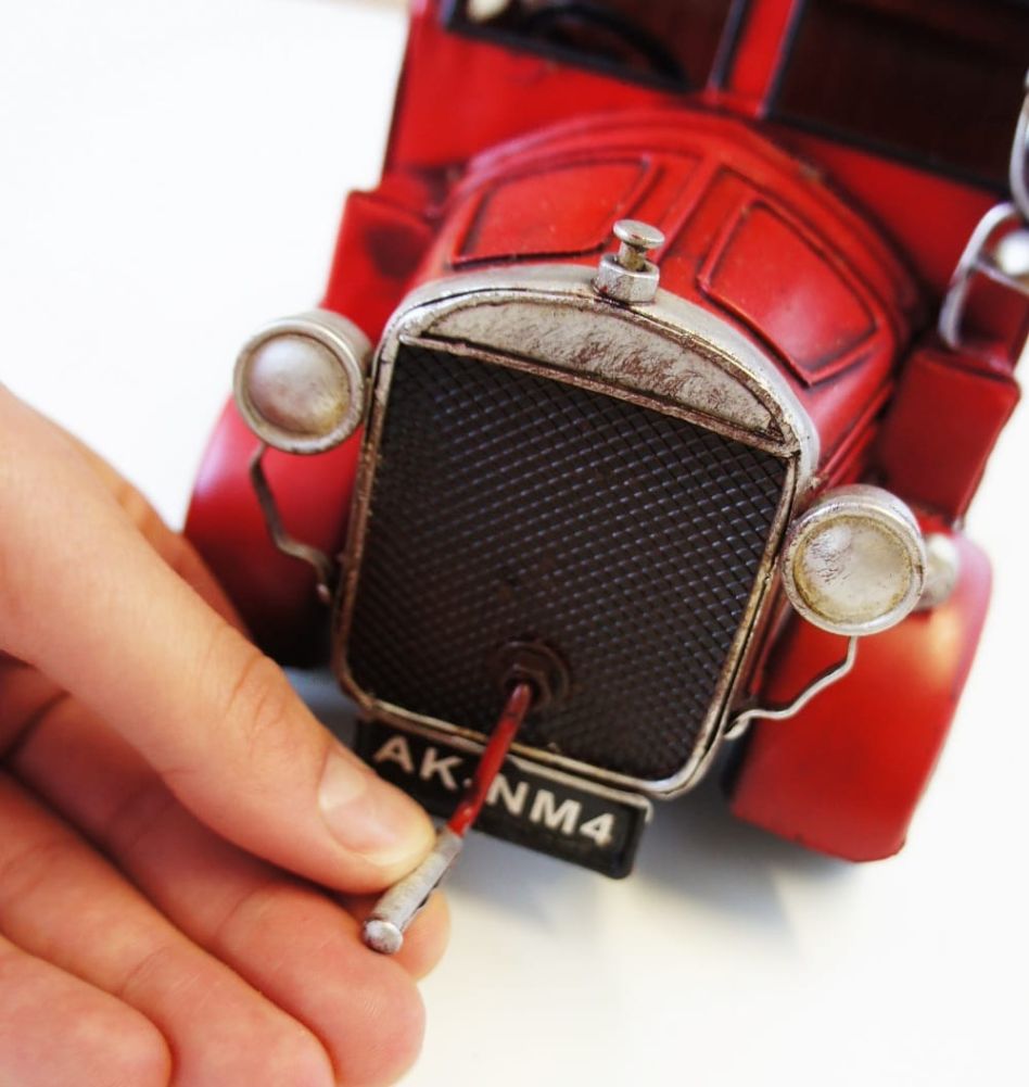 1936 leyland Fire Truck Engine scale Model