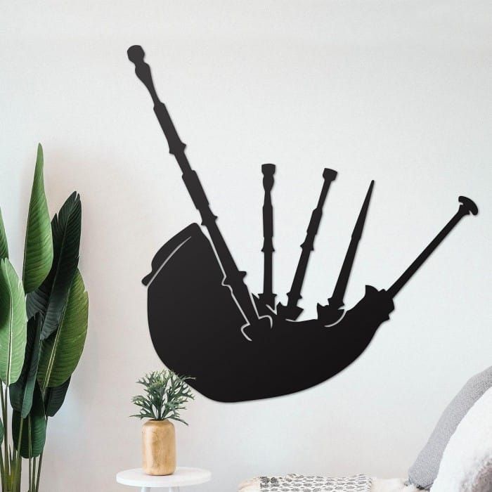 Bagpipe Wall Art in living space