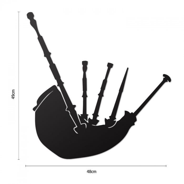 Bagpipe Wall Art with sizes