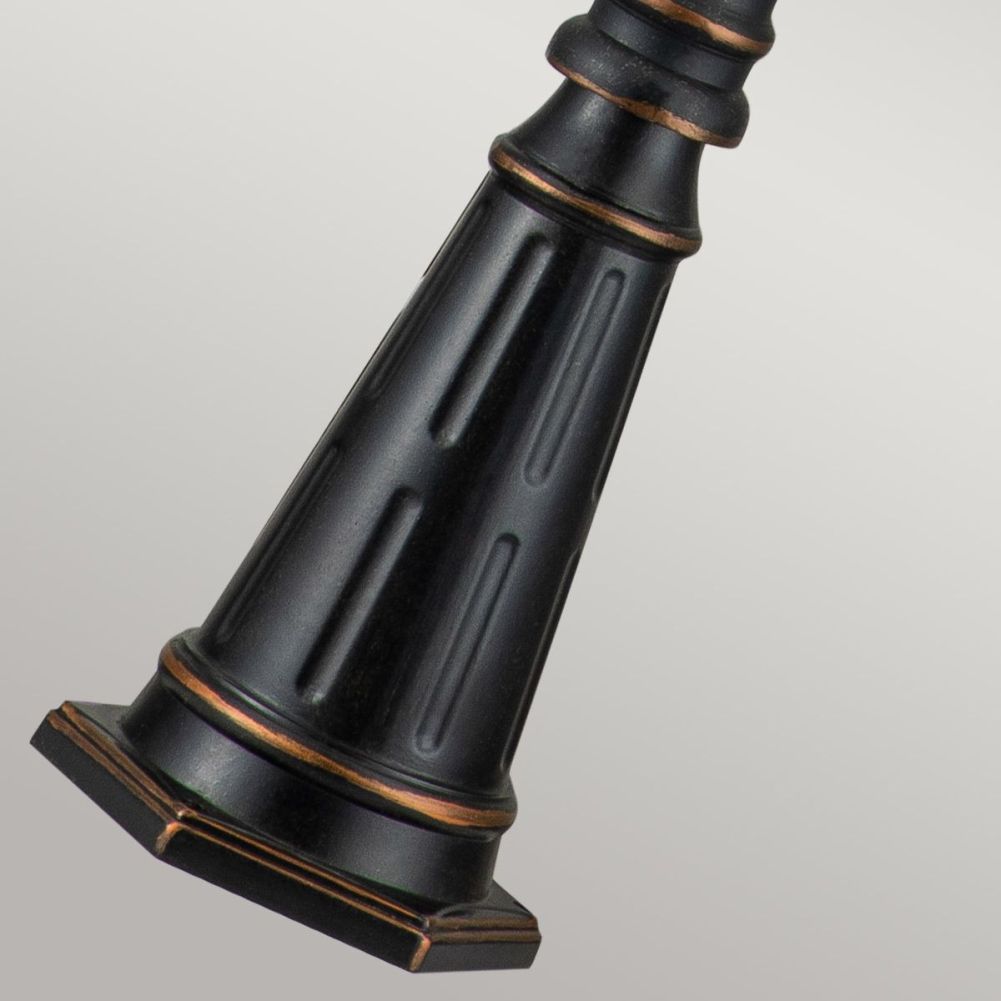 Sturdy Base From The Weathered Bronze Ornate 'Peplow' Victorian Lamp Post Set