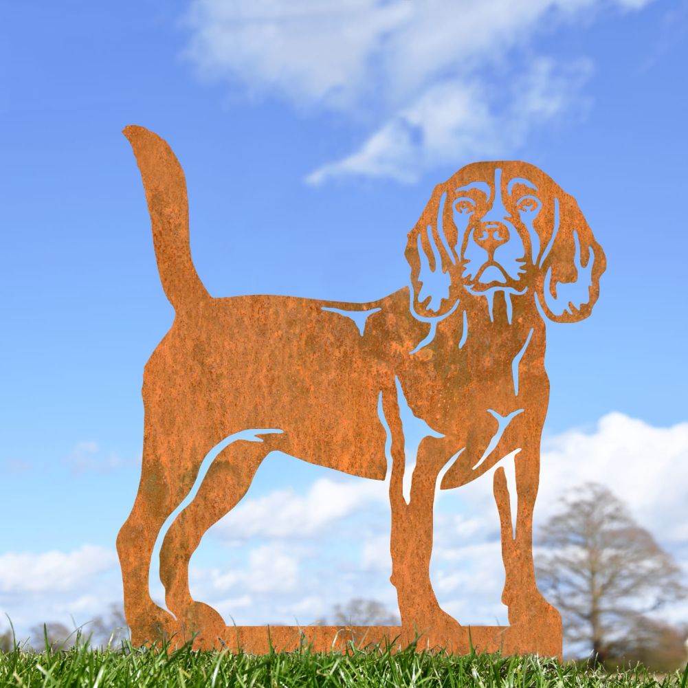 Beagle Silhouette - Rustic