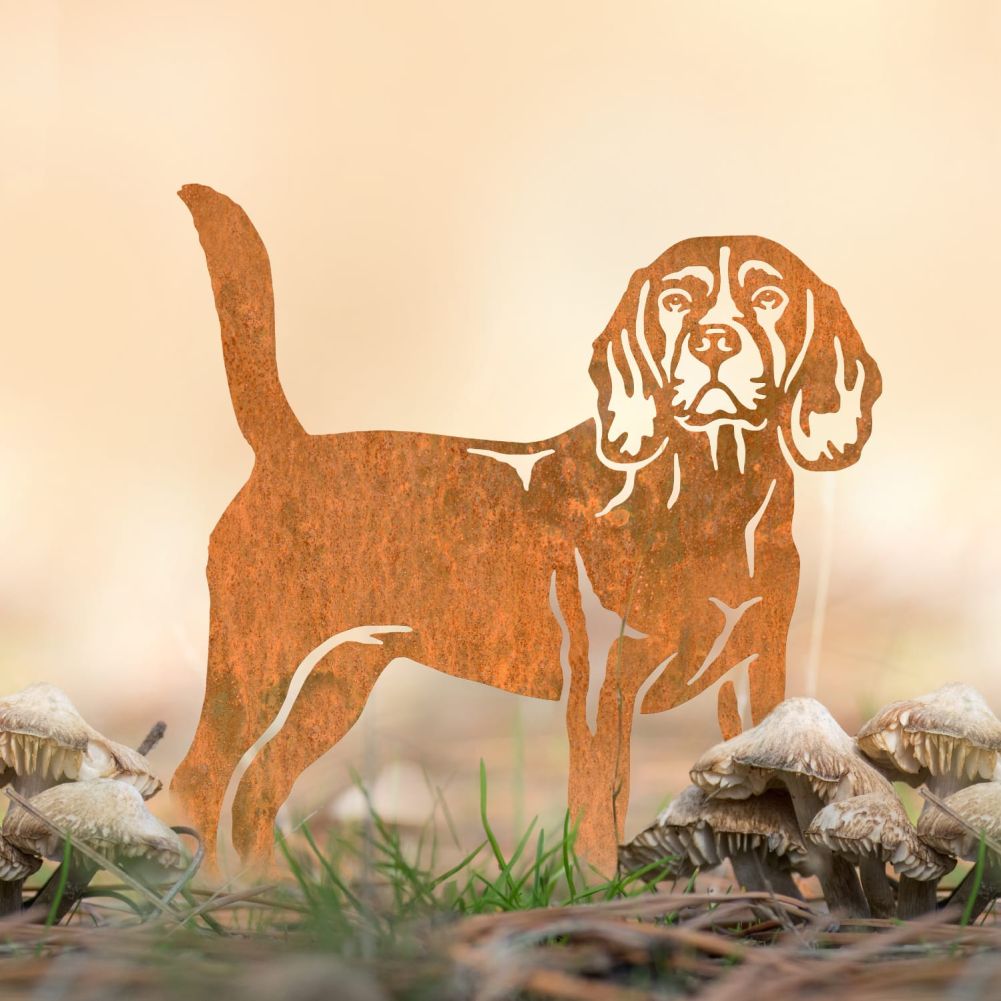 Beagle Silhouette - Rustic
