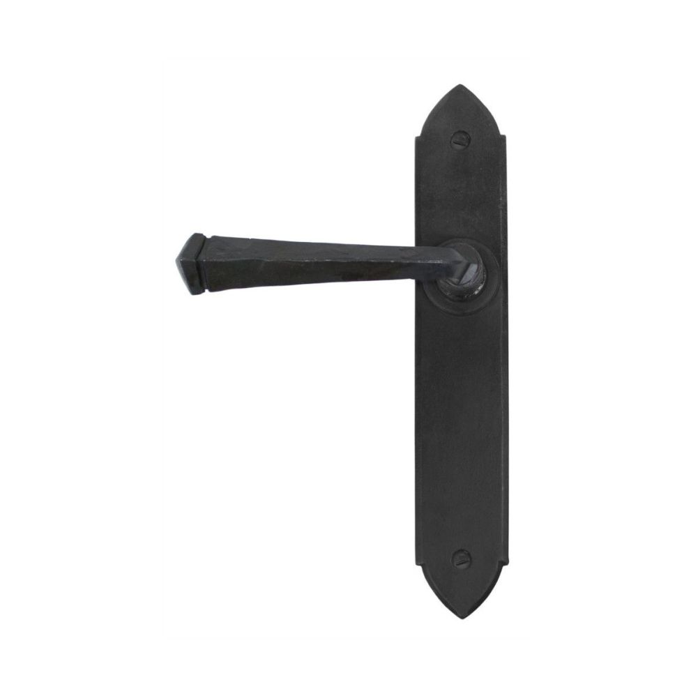 Beeswax Gothic Latch Lever Set