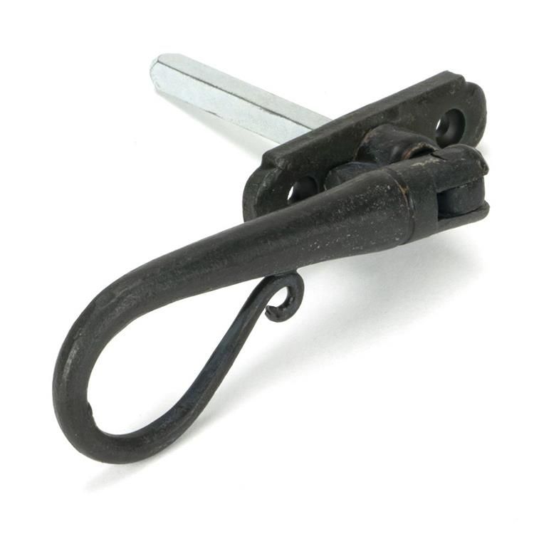 Beeswax Shepherds Crook Espagnolette Window Handle-Left Hand Side