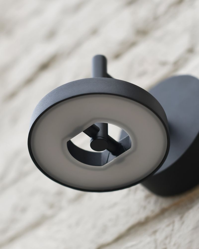 Below The Modern 'Corona' Adjustable Garden Wall Light