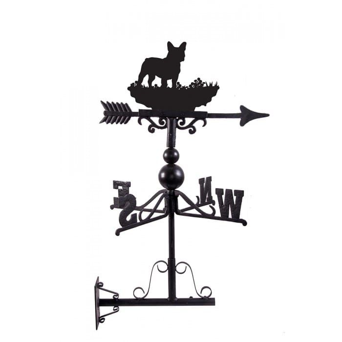 Cast Iron & Steel French Bulldog Weathervane