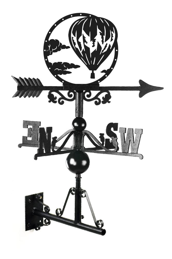 The Forge Hot Air Balloon Iron Weathervane in full 