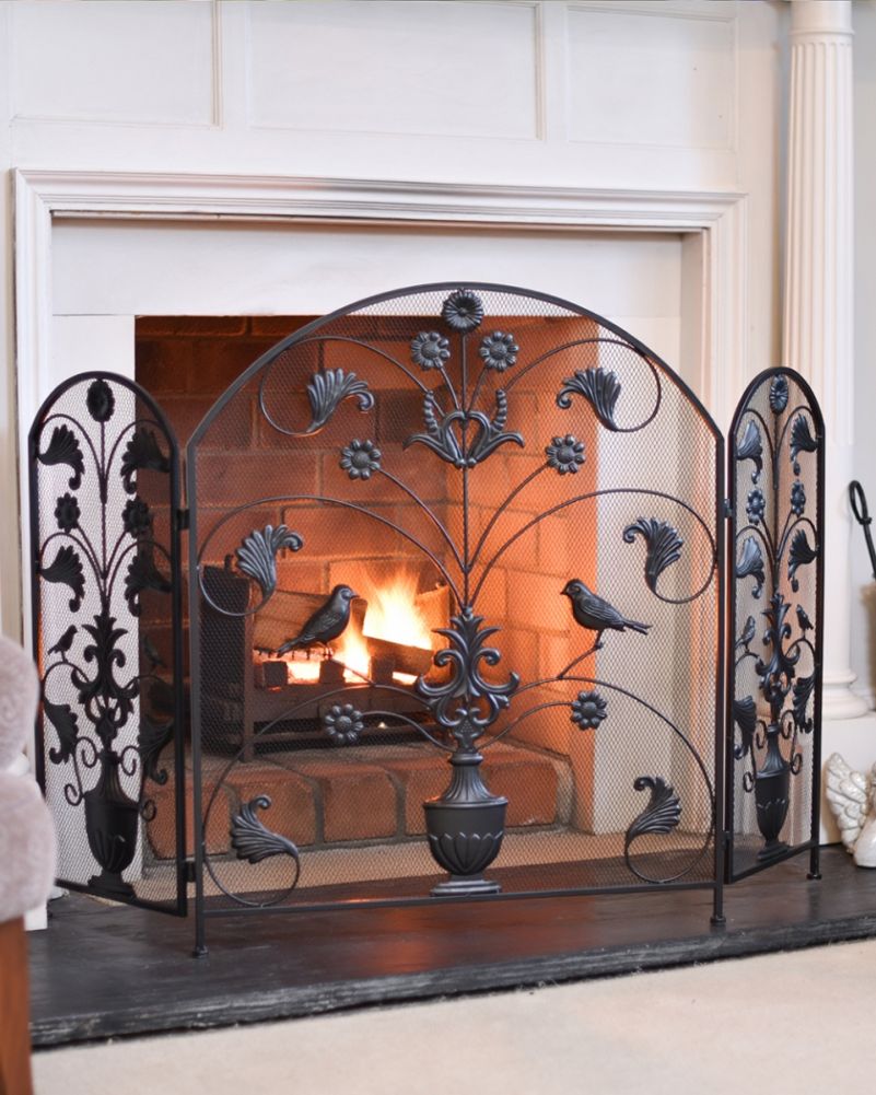 Black Bird Fireplaces Spark Guard
