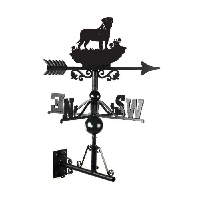 The Forge Bullmastiff Iron Weathervane in full 