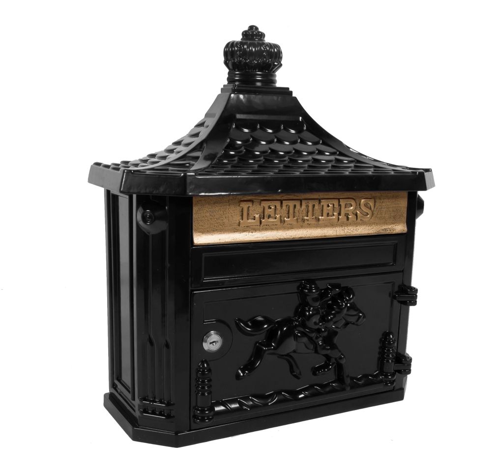 The Westminster Post Box In Midnight Black