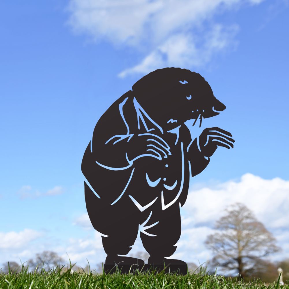 Black Mr Mole Silhouette