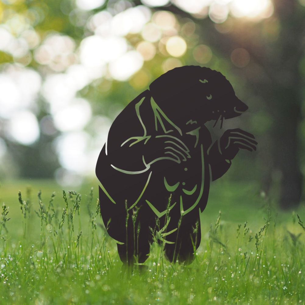 Black Mr Mole Silhouette