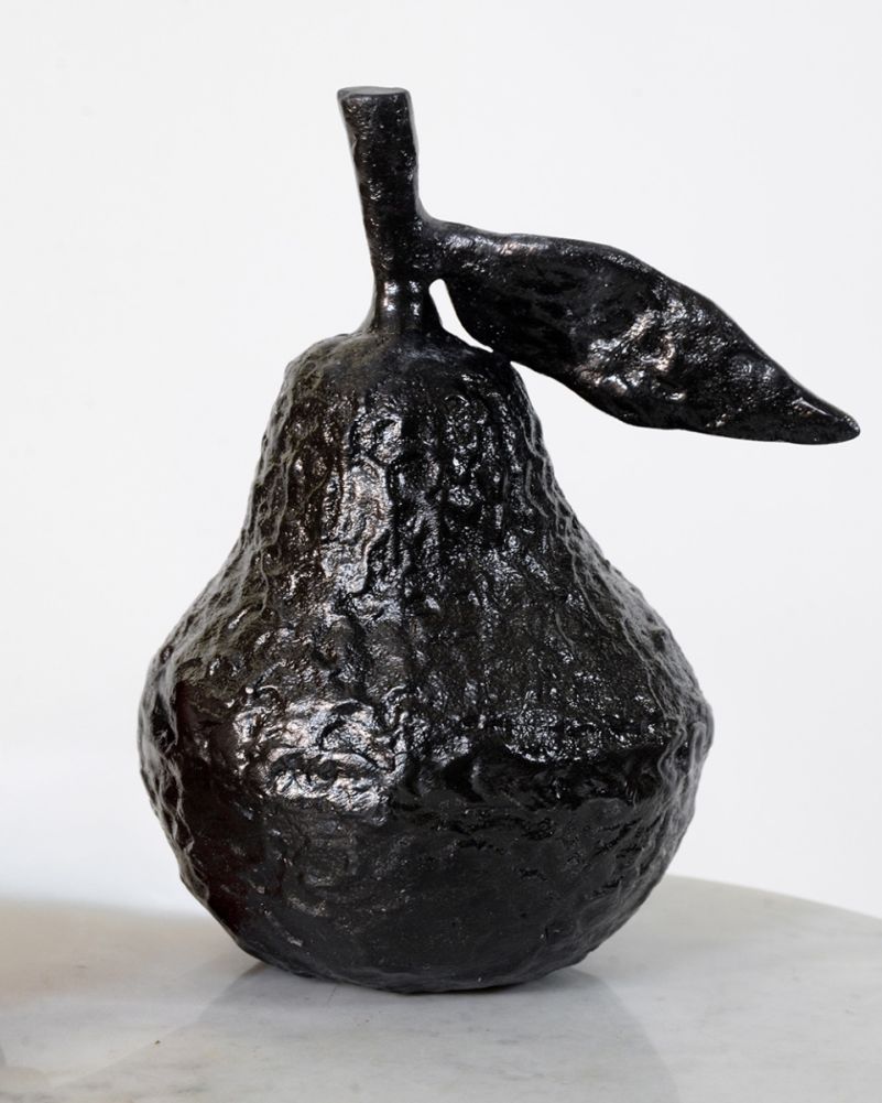 Black Shadows Harvest Textured Pear Interior Ornament 
