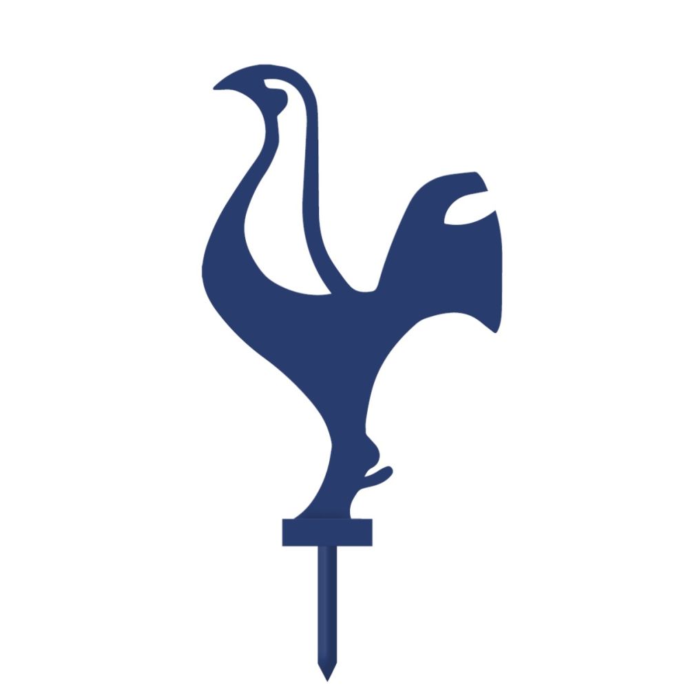 Blue Contemporary Cockerel Silhouette