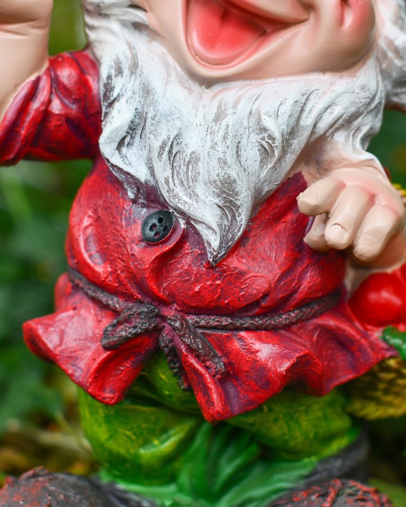 'Bodrin' The Fibreglass Garden Gnome Close Up