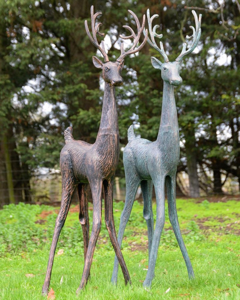'Cypress' The Stag Garden Sculpture - Head Up