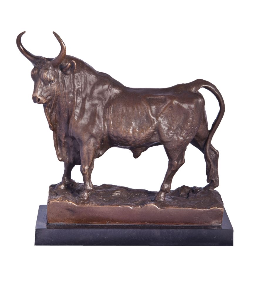 “Toro Rey” Bronze Bull Sculpture
