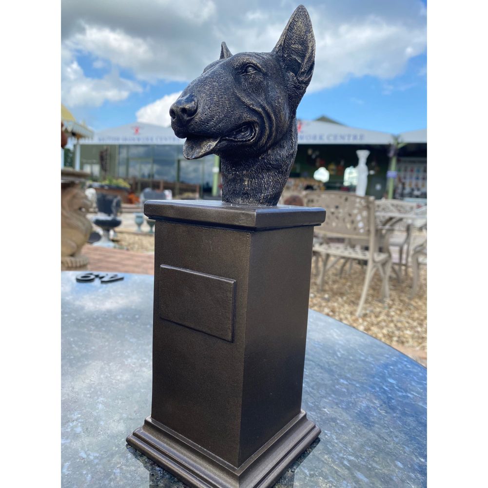 Bronze Pedigree Treat Jar - English Pit Bull - (Stock Clearance)