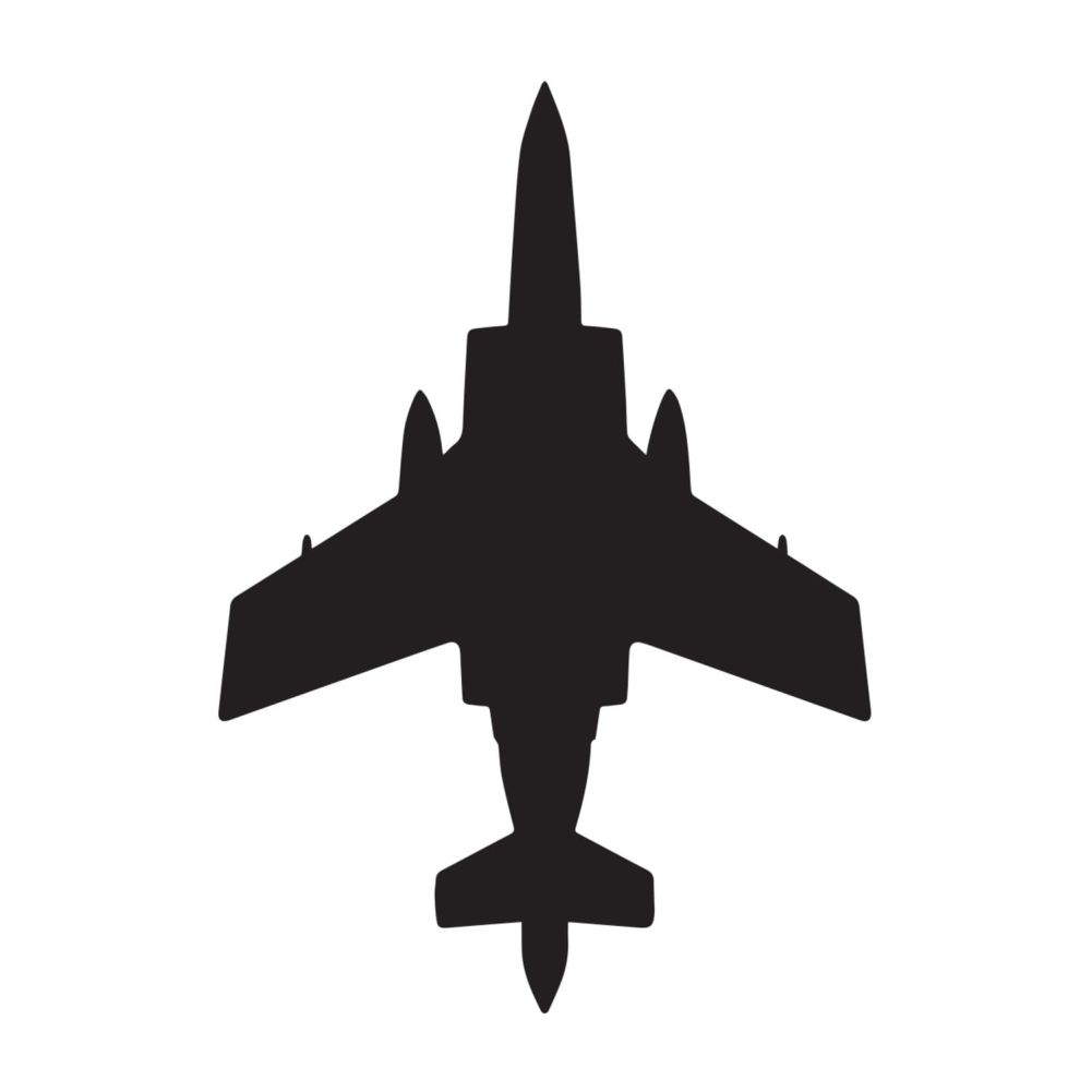 Buccaneer Silhouette Steel Wall Art On a White Background