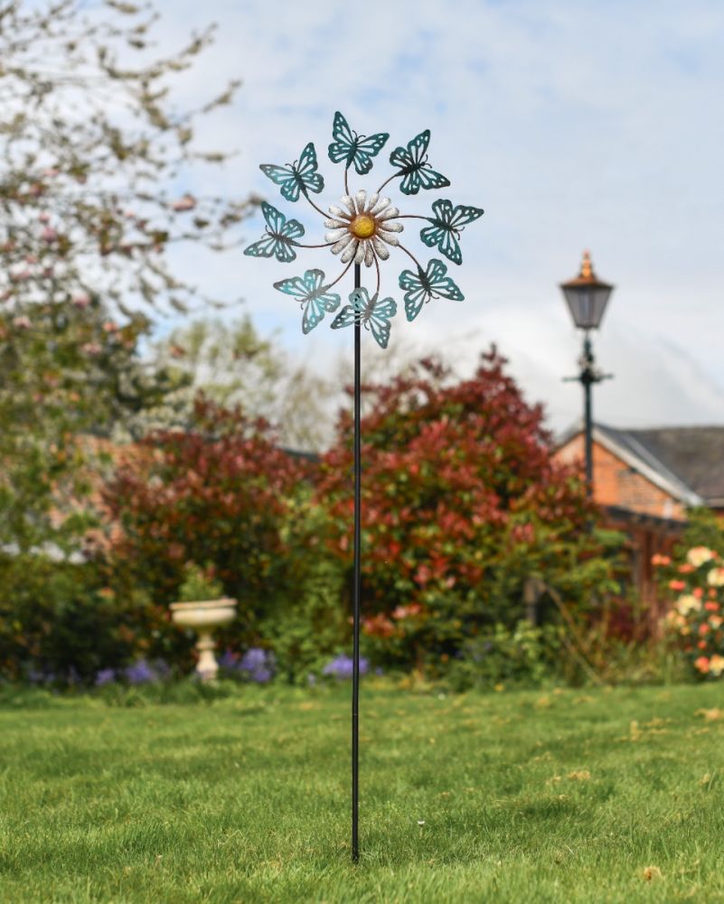 Butterfly & Flower Garden Spinner