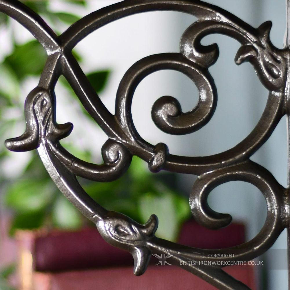 Cast Iron Tulip Flower Design Shelf Bracket