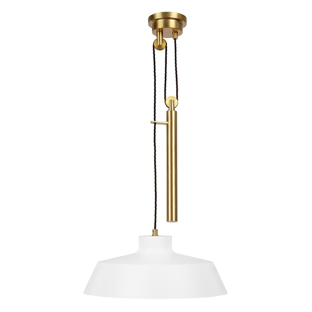 'Candor' Pendant Light-Matte White