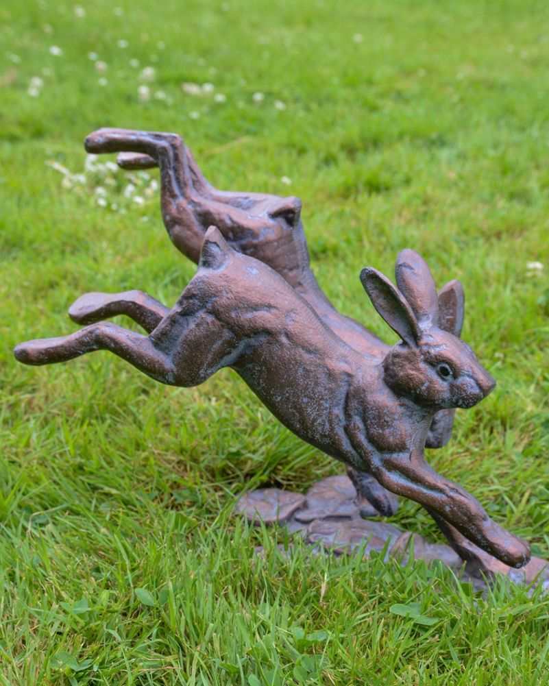 Running Rabbit Garden Sculpture