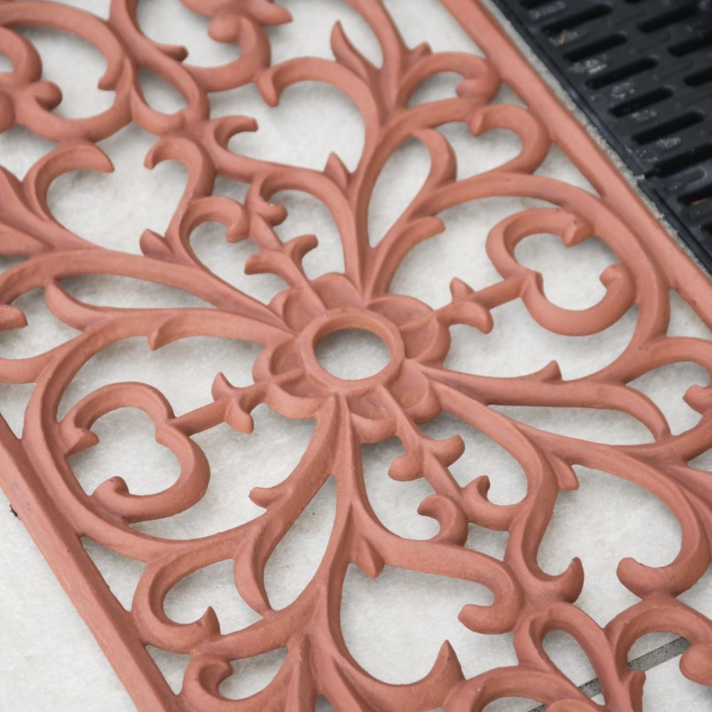 Close Up Of Cast Aluminium 