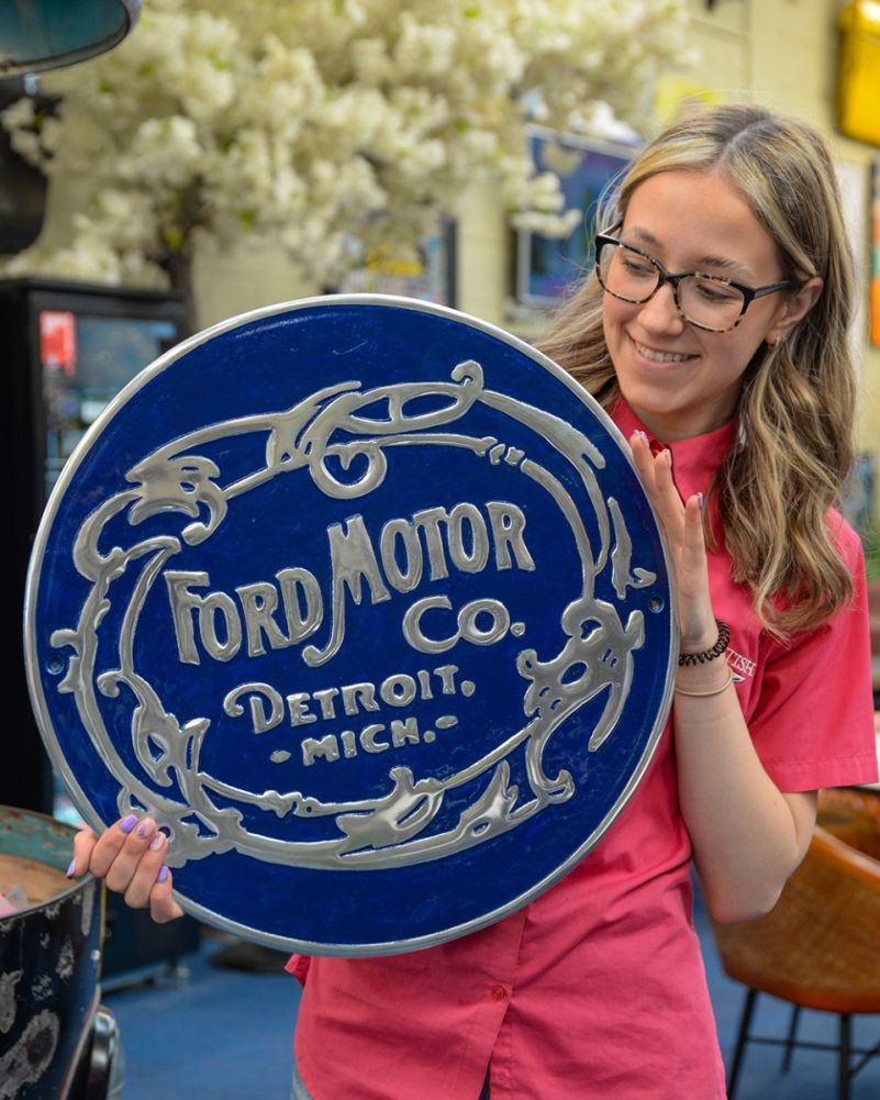 Scale Of The Ford Motoring Co Automobilia Sign 