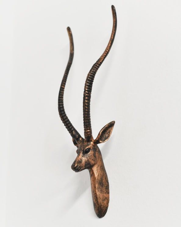 Cast Aluminium 'Temba' The Bronze & Copper Antelope Bust Main