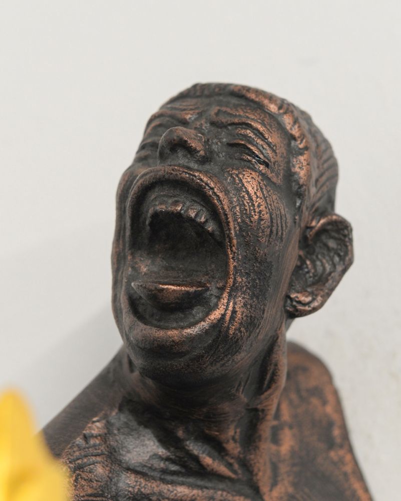 Cast Aluminium T'he Keeper Of Light' Wall Art - Bronze & Copper Face