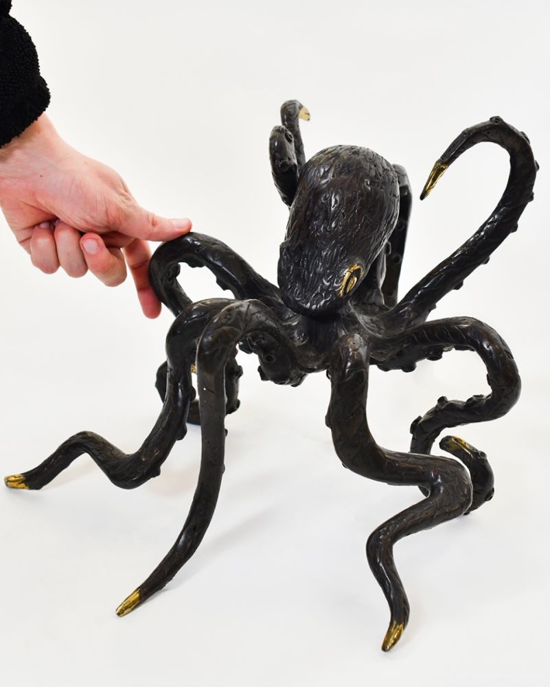 Cast Brass 'Deep Crawler' Home Ornament Scale