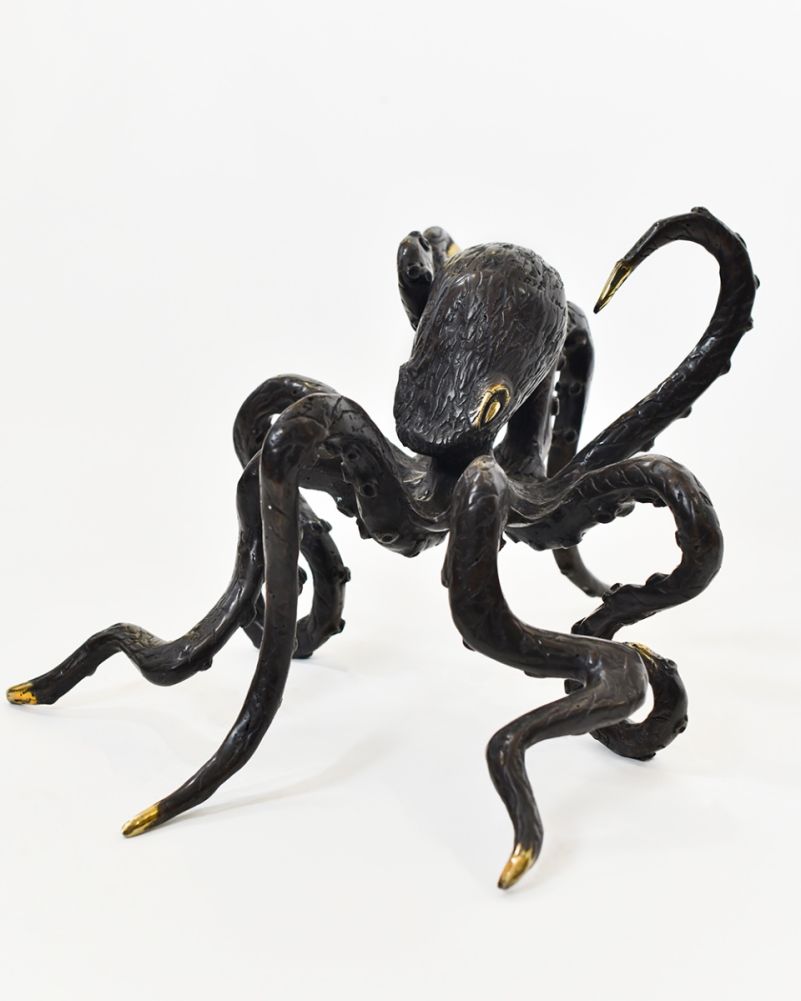 Cast Brass 'Deep Crawler' Home Ornament