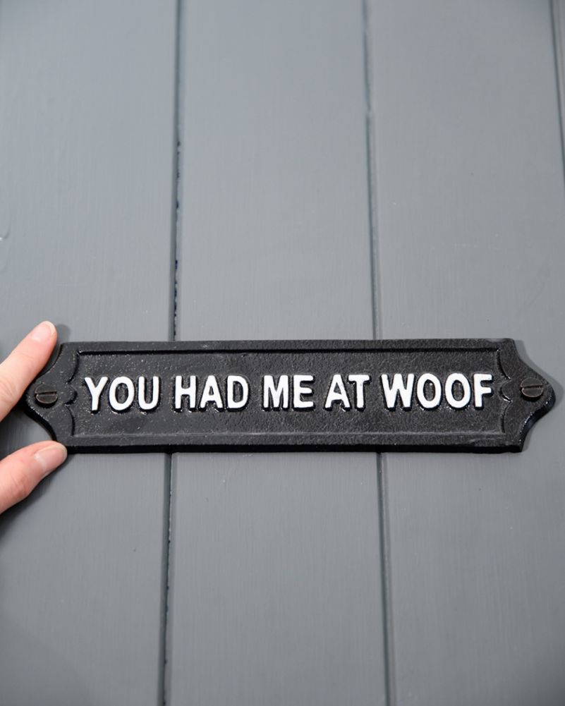 Scale Of The Cast Iron Humour Sign