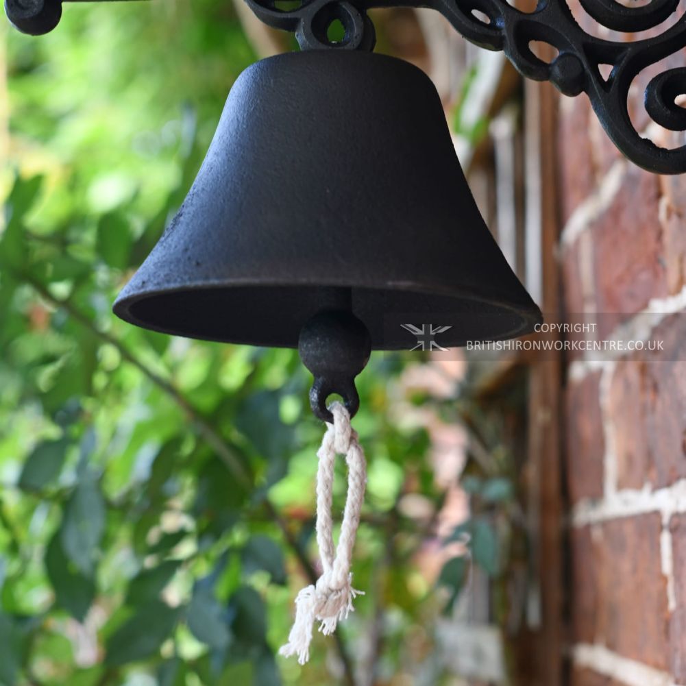 Cast Iron Plane Garden Bell